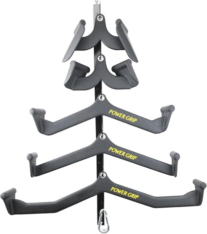VAIIO lat pull down bar storage, One-piece molding gym storage wall organizer, Large-capacity storage gym storage rack, home gym organizer