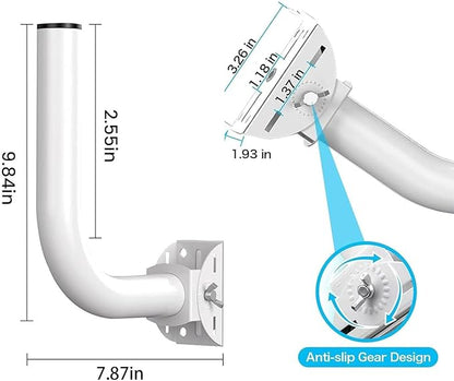 Universal Wireless Bridge Bracket Mount, 1 Pack Pole and Wall-Mounted for Outdoor Point to Point WiFi Access Point CPE Client Bridge