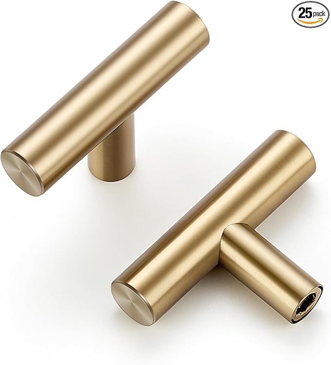 Ravinte 2'' Cabinet Handles Stainless Steel Satin Nickel Kitchen Cabinet Hardware Handles of Kitchen Cupboard Handles 25 Pack