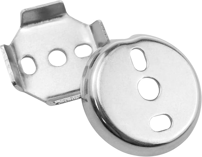 1set Towel Bar Replacement Parts Universal Bathroom Hardware Installation Bracket with Screws and M3 Wrench 1PCS for Replacing Wall Mounted Towel Bar