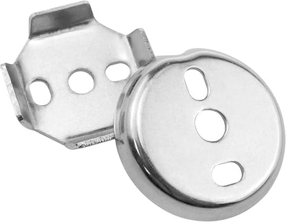 1set Towel Bar Replacement Parts Universal Bathroom Hardware Installation Bracket with Screws and M3 Wrench 1PCS for Replacing Wall Mounted Towel Bar