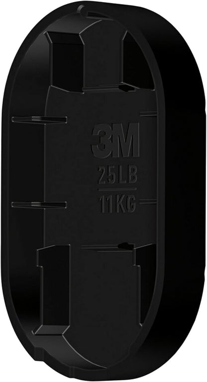 3M CLAW 25 lb. 2 Drywall Black Hooks & 2 Extra Picture Hangers, Heavyweight Hanging Solution for Backpacks, Jackets, Pictures and Room Decor, Cute Wall Hooks - 4 Pack