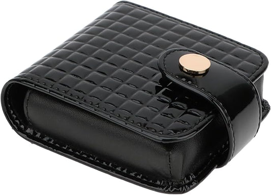 kilofly Genuine Leather Double Lipstick Case Cosmetic Makeup Holder + Gift Box