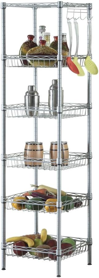 WAFJAMF 72 Pack Wire Shelving Shelf Lock Clips for 1" Post- 36 Pairs Shelving Sleeves Replacements for Wire Shelving System