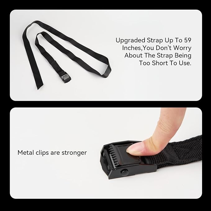 2PCS Propane Tank Holder, Propane Tank Mount, Excellent Quality ABS Gas Cylinder Holder with Screws and Safety Chain Supported 4"-12", Suitable for All Kinds of Gas cylinders (Black )
