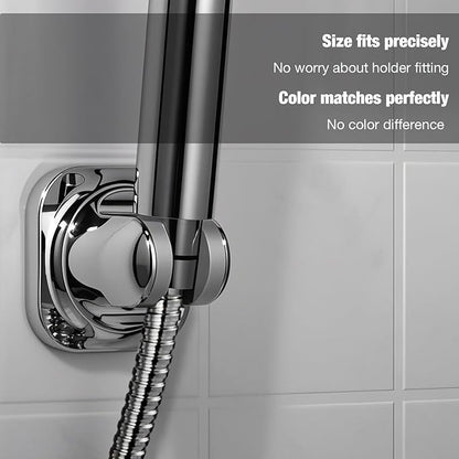Adhesive Shower Head Holder with Hose - 60 Inches Extendable Stainless Steel Flexible Shower Hose