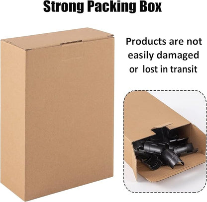 50 Pcs Wire Shelving Shelf Lock Clips for 1" Post - 25 Pairs of Shelving Sleeves Replacements for Wire Shelving System Plastic Accessories Parts