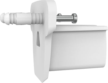 ClosetMaid 21941 Pre-Loaded 2.75-Inch Low-Profile Wall Brackets with Anchors for Wire Shelving, 250-Pack