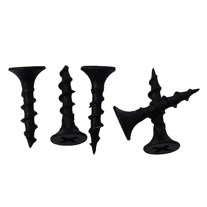280pcs #6 × 3/4 inch High Hardness Drywall Screws, Black, Coarse Thread, Phillips Drive, Bugle Head, Black Wood Screws, Wood and More (3/4 in, 280)