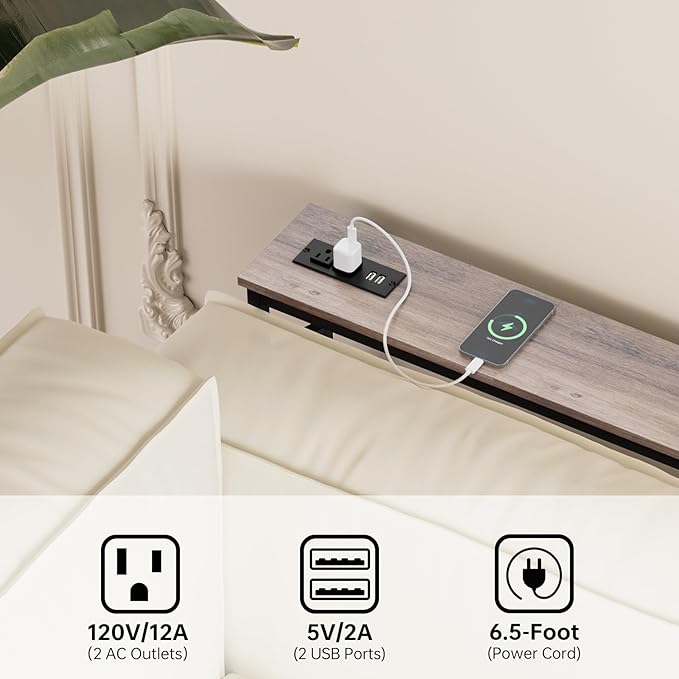 Aduanbang 78.7 inch Narrow Console Table with Outlet, Sofa Table Set of 2, Behind Couch Table, Long Entryway Tables with Charging Station, for Living Room, Rustic Brown