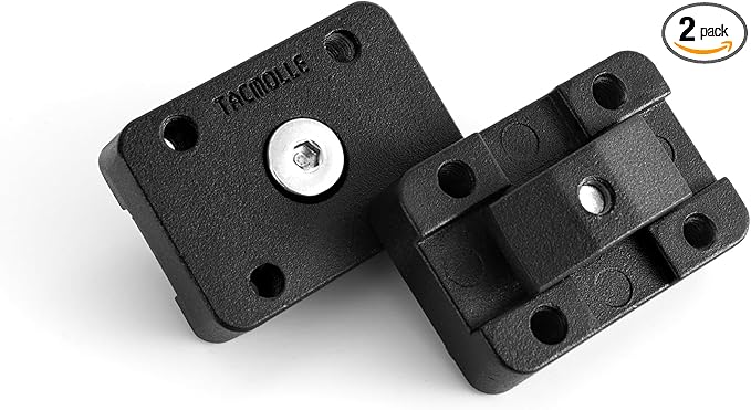 Mounting Bracket Base for MOLLE Panel, MOLLE Adapter Accessories Mount for Fire Extinguisher Mount Gun Rack Gas Can Holder, 2-Pack