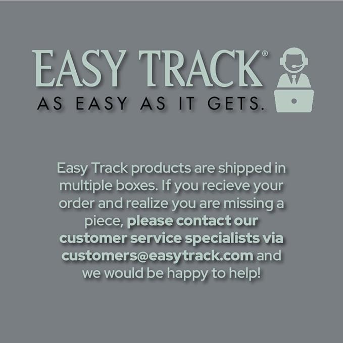 Easy Track PH42-CG Adjustable Corner Tower Clothing Storage Kit Closet Organizer, Weathered Grey