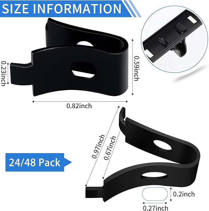 8 Pcs 40 Inch Shelf Pilaster Tracks and 24 Pcs Shelf Clips Adjustable Metal Shelving Rail Mortise Mount Pilaster Strip Standard for Bookcases Cabinet Closet Shelving System (8, Black)