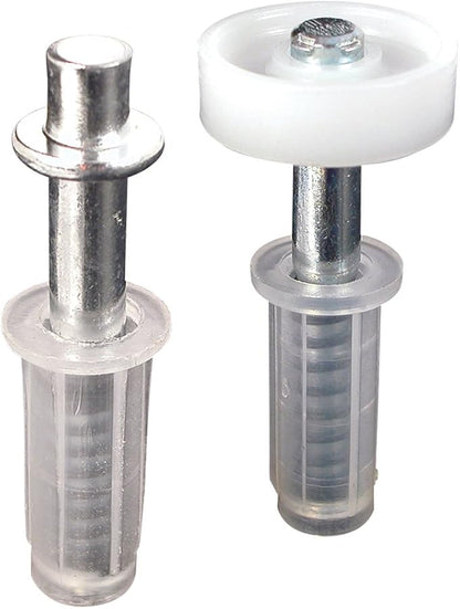 Prime-Line N 7266 Bi-Fold Door Top Pivot and Guide Wheel (2 Pack), Mill