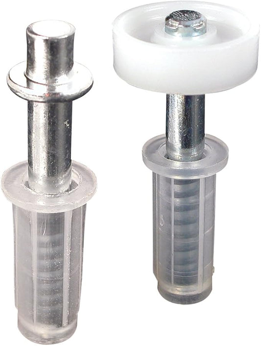 Prime-Line N 7266 Bi-Fold Door Top Pivot and Guide Wheel (2 Pack), Mill