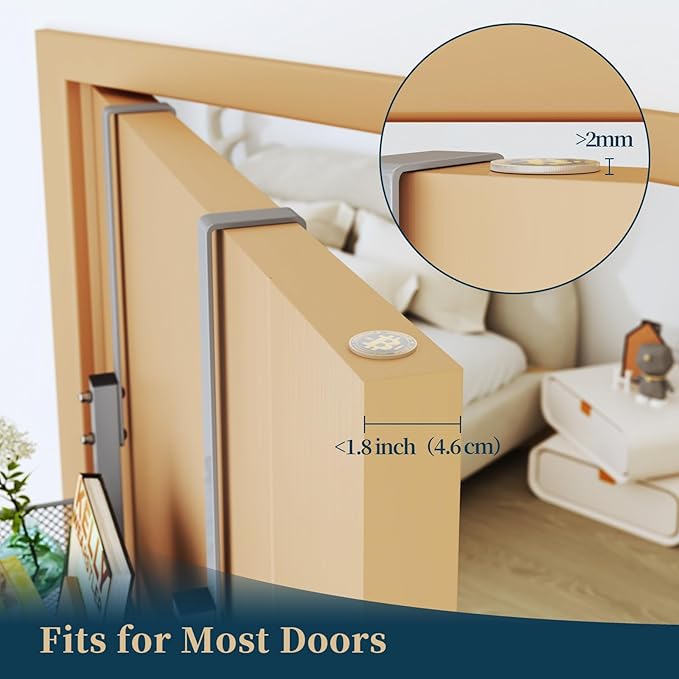 Consumest Over The Door Hooks Organizer - 4 Tier Door Coat Rack with 3 Baskets and 12 Hooks, Stainless Steel Towel Hanger for Bedroom, Bathroom, Living Room, Silver