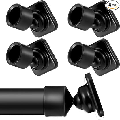 4 Sets Angled Shower Rod Mount for Sloped Walls Angled Wall Bracket for 25 mm Shower Bar Low Cost Solution