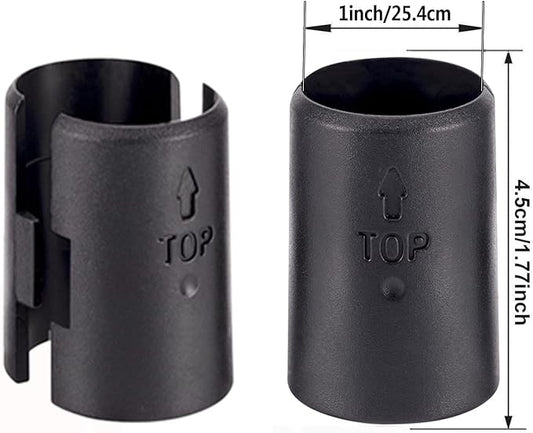 Wire Shelf Clips - Wire Shelving Shelf Lock Clips for 1" Post Shelvings-Shelving Sleeves Replacements for Wire Shelving System Plastic Accessories Parts,26Pack