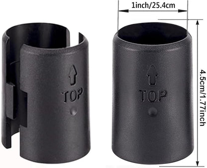 Wire Shelf Clips, Wire Shelving Shelf Lock Clips Replacements for 1" Post Metal Shelving Sleeves System（40 Packs/20 Pairs）