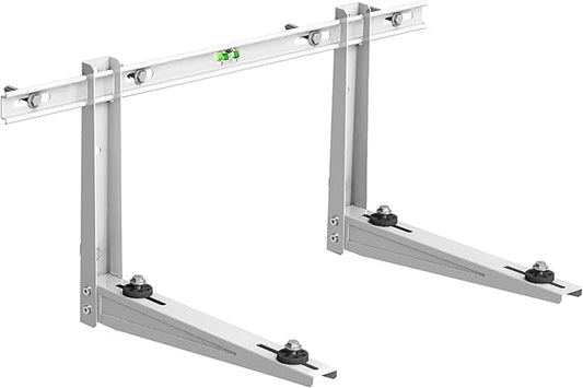 JEACENT Outdoor Wall Mounting Bracket for Ductless Mini Split Air Conditioner Heat Pump Systems, Universal, 7000-18000 Btu Condenser