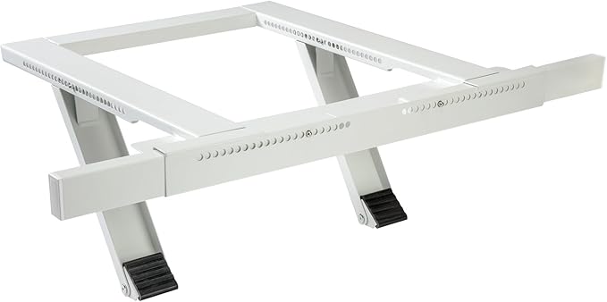 Ivation Air Conditioner Support Bracket, No Tools or Drilling Required - Easy to Install Window AC Mount - Heavy Duty Steel, Holds Up to 200lbs - Fits Single Or Double Hung Windows 19.25H by 17.25L