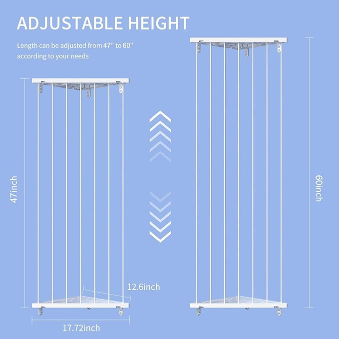 Stuffed Animal Storage Shelf Organizer(Patented) - Corner Stuffed Animal Holder Length Adjustable - Wall Plush Storage for Nursery Playroom Bedroom Kids Room (Milky White, Standard)