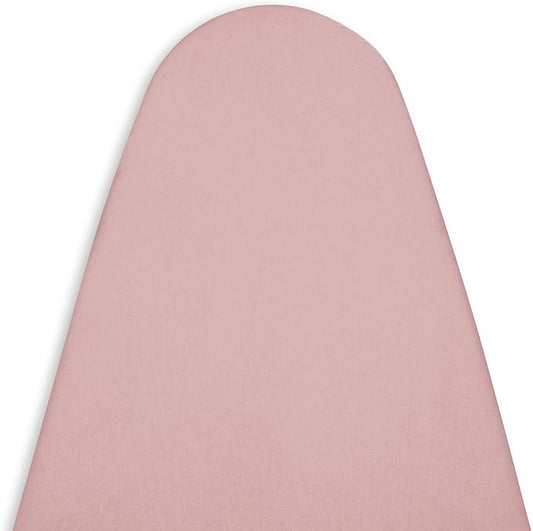 Encasa XO Ironing Board Cover and Pad 49"x18" - 4mm Felt Wide Iron Board Cover with Padding - Heat Resistant, Stain-Safe Dye, Non Slip Elastic Bungee Cord Tightening Iron Table Cover Mauve