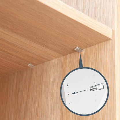 POWERTEC Shelf Pin Jig with 1/4" Self Pin Bit, 1/4" 100PCs L-Shaped Shelf Pegs, Woodworking Tools for Installing Shelf Pegs and Pins, Shelf Pin Drilling Jig for Making Shelves and Cabinet (71909)
