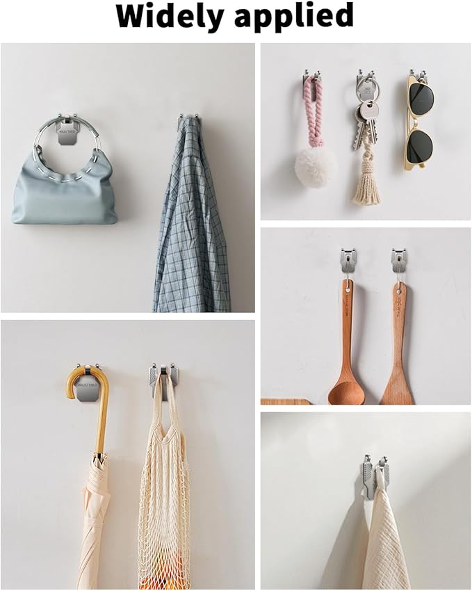 15 25 40 lb Drywall Picture Hangers Claw: 25 Pack Heavy Duty Damage Free Wall Picture Hanging Hooks - Art Mirror Photo Frame Sawtooth Wire D Ring Hanger Kit for Room Office Decor