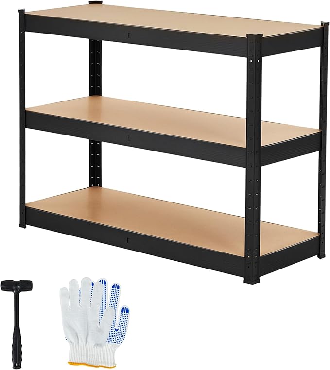 Garage Storage Shelves,36x18x36 Heavy Duty Garage Shelving Metal Adjustable Garage Shelves,5-Tier Adjustable Shelving Units,Loads 2000 LBS,Metal Storage Utility Racks for Warehouse,Pantry, Basement