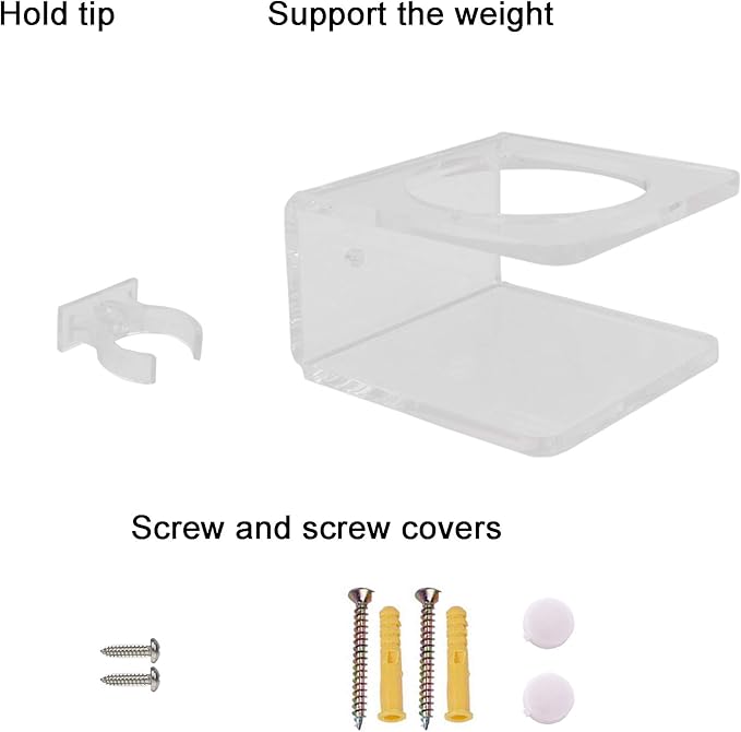 YYST Clear Light saber Wall Mount Wall Rack Wall Holder - Hardware Included.