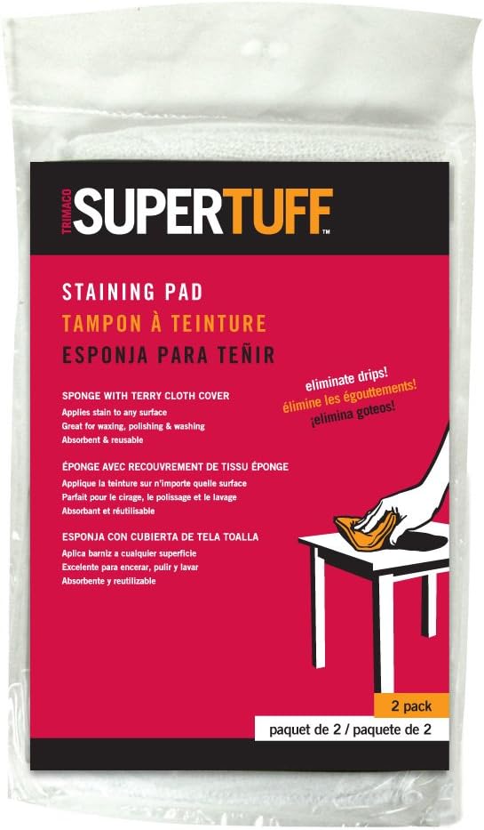 Trimaco 10102 SuperTuff Sponge, 2 Pack Staining Pad