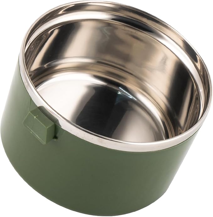 SANQIAHOME 3 Tier Stackable Stainless Steel Lunch Box Sealed(green, 3 layers) with spoon and fork