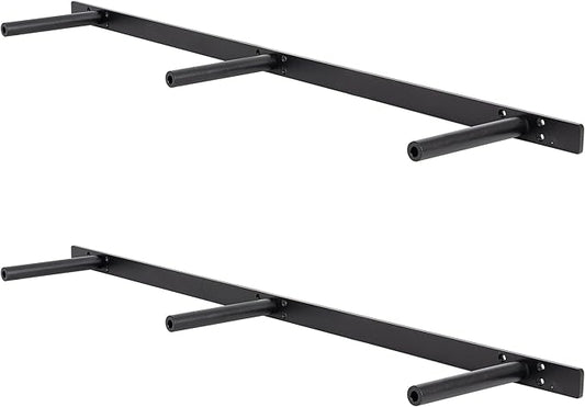 Floating Shelf Bracket ,Hidden Shelf Brackets (2 Pcs Additional Brackets 38 Inch -NO Kits), Matte Black