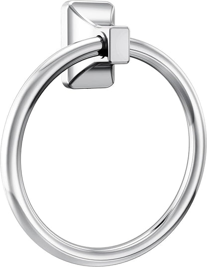 Moen Donnor Collection Chrome 6.25-Inch Diameter Wall Mount Contemporary Bathroom Hand-Towel Ring, P5860