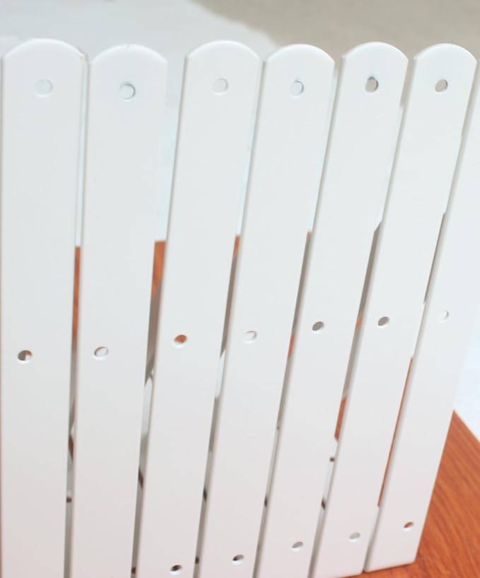 20 Pack L10 x H 8" White Heavy Duty Shelf Brackets with Screws Metal Shelf Brackets Shelf Support Angle Brackets for Shelves L Brackets Heavy Duty Floating Shelf