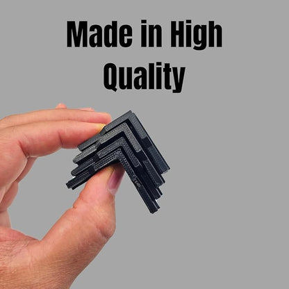 Whalen Post Insert Corner Connector for Shelving Costco (4 PCS), Black