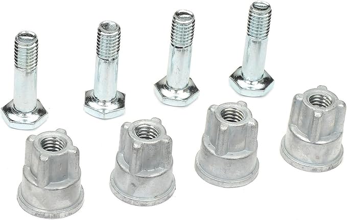 Soro Essentials- Set of 4 Stainless Steel Foot and 3/8"-16 Threaded Insert Wire Shelving Unit Post Leveler - Leveler for Wire Shelving Rack for Kitchen Storage for Precise Height Adjustments