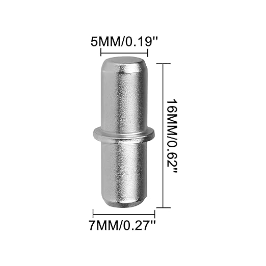 Shelf Support Pins/Pegs for IKEA Part 101532, for UTRUSTA, ARSTA, AVDALA, KNOXHUL, TMETOD, Ivar and Similar Systems - 12 Pcs