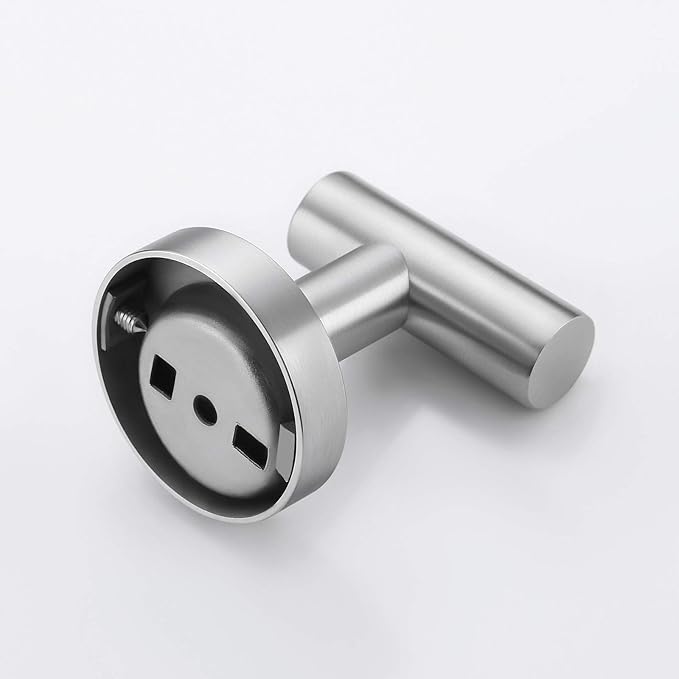 KES Towel Hook Bathroom Wall Heavy Duty Robe Hook Holder SUS304 Stainless Steel Brushed 2 Pack, A2164-2-P2