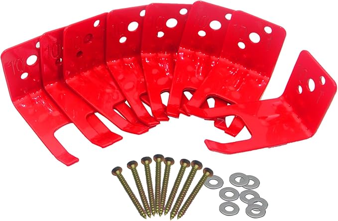 Fire Extinguisher Mounts & Brackets,8 Pack Fire Extinguisher Brackets and Holders, Fire Extinguisher Wall Hook Holder Hanger for 5 to 13 lbs fire Extinguisher Mount
