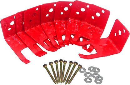 Fire Extinguisher Mounts & Brackets,8 Pack Fire Extinguisher Brackets and Holders, Fire Extinguisher Wall Hook Holder Hanger for 5 to 13 lbs fire Extinguisher Mount