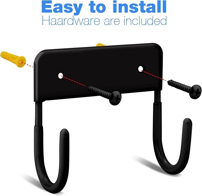 Ironing Board Wall Mount Ironing Board Hanger Wall Mount for Laundry Rooms, Black