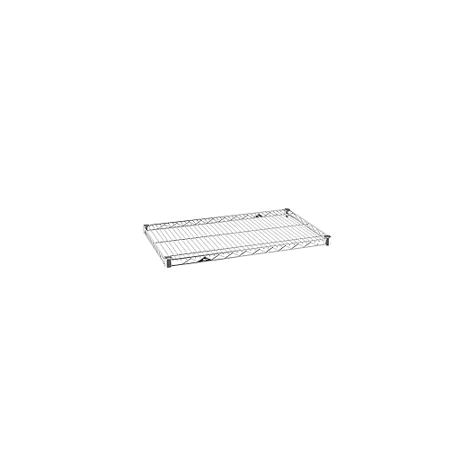 Metro Super Erecta 1830NC Chrome Shelf - Industrial Metal Wire Shelving for Restaurants, Kitchens, Home and More - 18"W x 30"L, 800 lbs. Capacity - Includes 1 Wire Shelf, Split Sleeves - NSF Certified