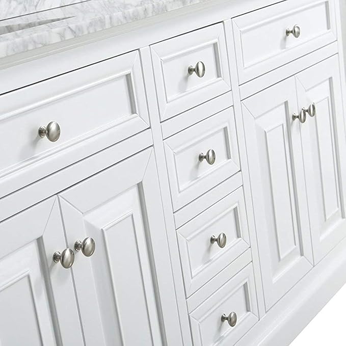 homdiy 35 Pack Cabinet Knobs Brushed Nickel Drawer Knobs Solid Zinc Alloy Cabinet Hardware Kitchen Pulls for Dresser Drawers