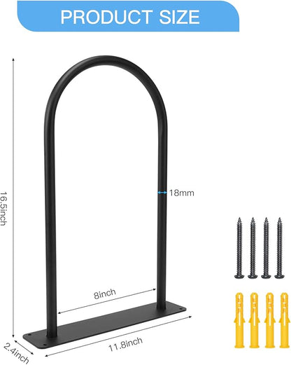Medicine Ball Rack - Wall Mount Stability Ball Storage Rack(1 Black)