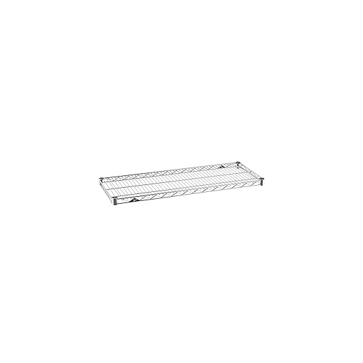 Metro Super Erecta 1436NC Chrome Shelf - Industrial Metal Wire Shelving for Restaurants, Kitchens, Home and More - 14"W x 36"L, 800 lbs. Capacity - Includes 1 Wire Shelf, Split Sleeves - NSF Certified