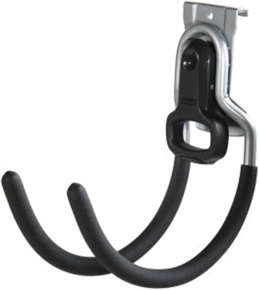 Rubbermaid FastTrack Utility Hook Garage Wall/Tool Hanger Wall Mount and Heavy Duty Tool Hanger for Home/Garage/Wall/Shed Organization