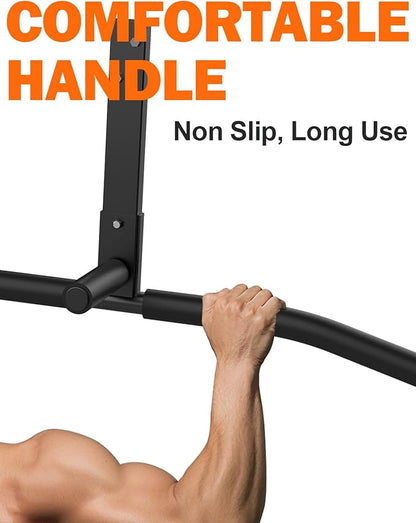 Fitarc Joist Mount Pull Up Bar, Wall Chin Up Bar Ceiling Mount for Beams, Heavy Duty Steel Construction, Home Gym Equipment -Patent Pending