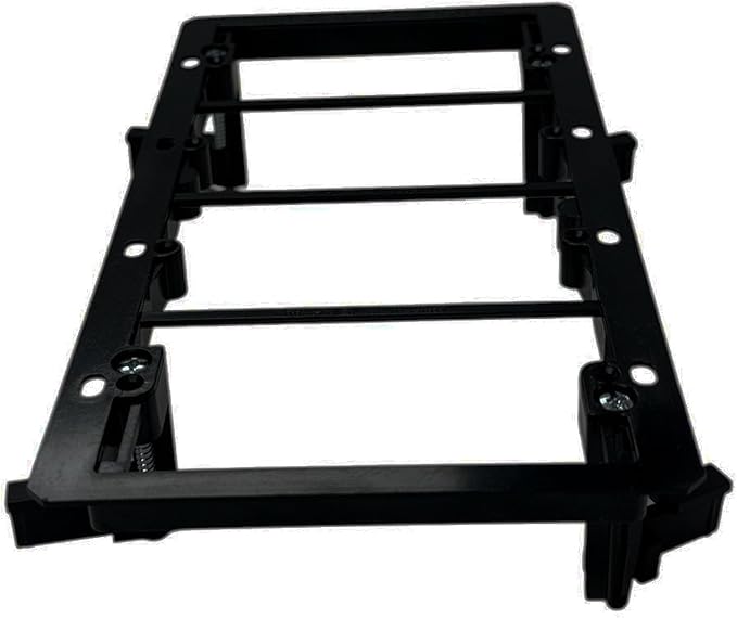 iMBAPrice LV4 Low Voltage Mounting Bracket, 4-Gang | Wall Plate Bracket for Telephone, Network, HDMI, Coaxial & Speaker Cables | Open-Back Low Voltage Mud Ring
